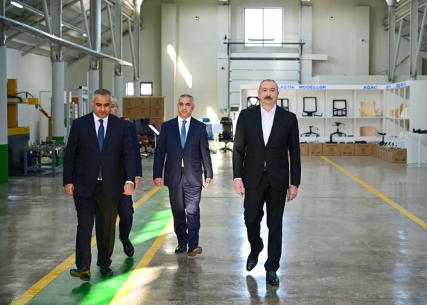 Xocalının Ballıca kəndində ofis mebelləri və mebel aksesuarlarının istehsalı müəssisəsi açılıb 